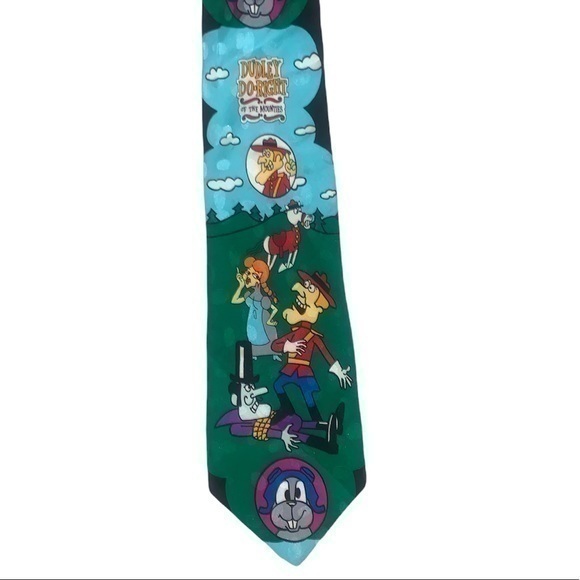 Vintage Dudley Do-Right Bullwibkle tie - Picture 1 of 3